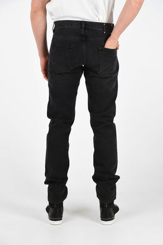 19cm Logo Print Regular Fit Jeans
