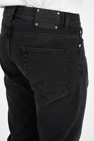 19cm Logo Print Regular Fit Jeans