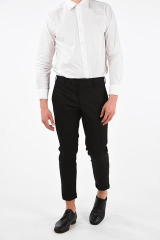 Pantaloni EPSILON in Cotone Stretch con Tasche a Filo
