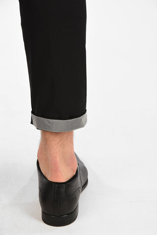 Pantaloni EPSILON in Cotone Stretch con Tasche a Filo