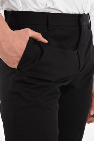 Pantaloni EPSILON in Cotone Stretch con Tasche a Filo