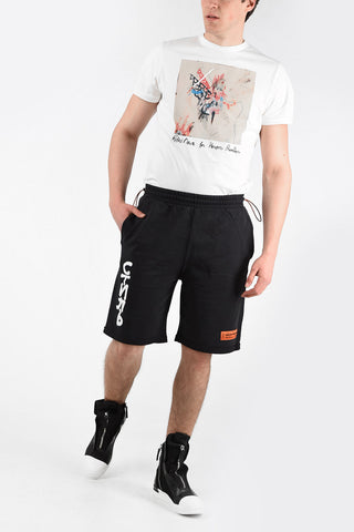 Shorts in Felpa con Dettagli Spray Pack