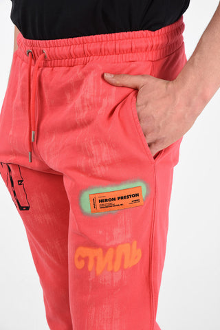 Sweat Pants Jogger with Spray Pack Details