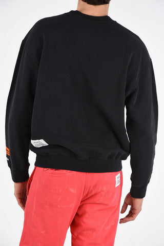 Printed crewneck sweatshirt