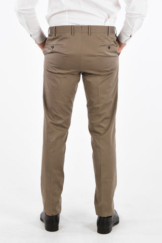 Super Slim Fit Chino Pants with Hidden Closure 