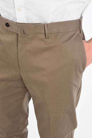 Super Slim Fit Chino Pants with Hidden Closure 