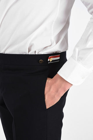 Low Rise SIDE TAB Skinny Fit Pants