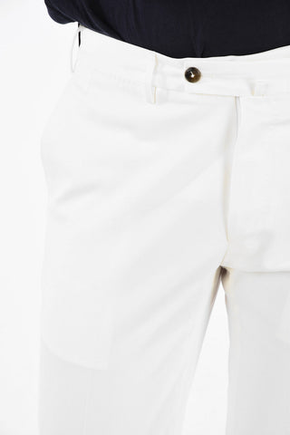 Pantaloni Graven Fit in Cotone con Passanti Cintura