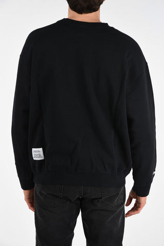 printed crewneck sweatshirt