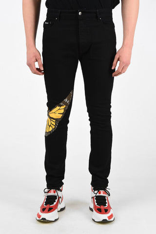 17cm Butterfly Print Jeans