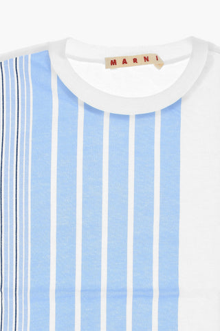 T-shirt Girocollo a Righe