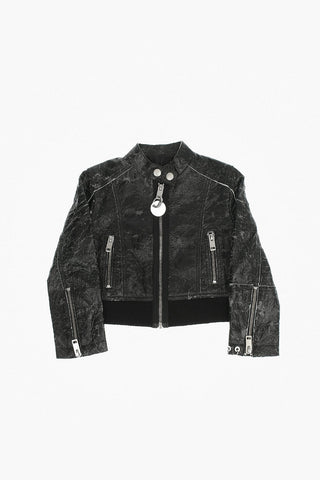 Leather Vintage Effect JLYSSAD Jacket