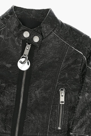 Leather Vintage Effect JLYSSAD Jacket