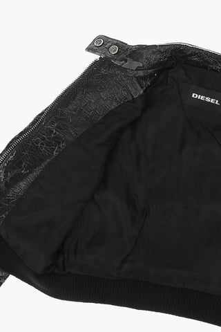 Leather Vintage Effect JLYSSAD Jacket