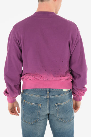 Felpa STRASS MODERN CONTOUR Girocollo