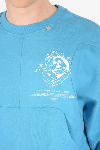 Felpa MULTI SYMBOLS CONTOUR Girocollo