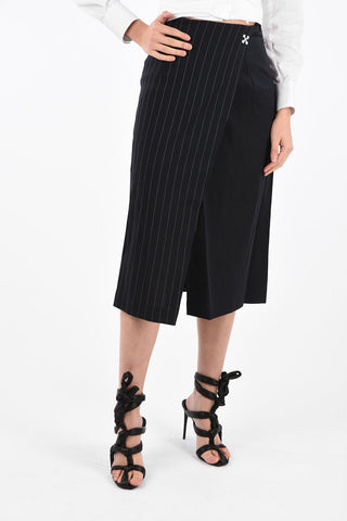 Gonna Pinstripe con Spacco Frontale