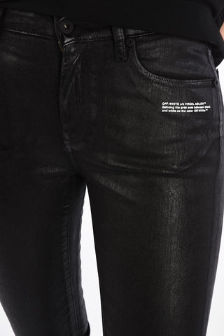 Stretch Denim Waxed Jeans