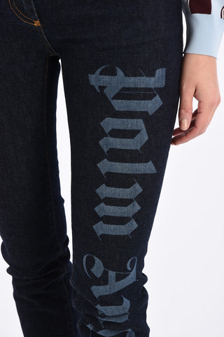 Overlogo Slim Fit Jeans