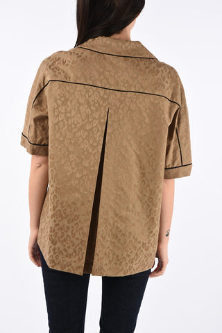 Cheetah-Print Doppiopetto Pajama Blazer
