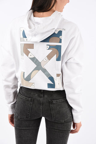 T-shirt Arrow Puzzle con Cappuccio