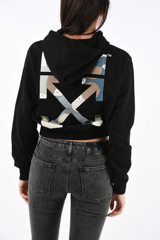 Puzzle Arrow Sweatshirt with Hood