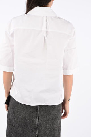 Camicia Bowling in Popeline