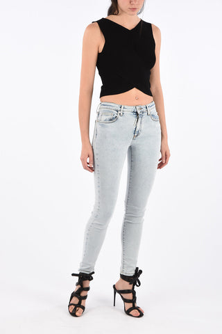 Regular Rise Stretch Skinny Fit Jeans