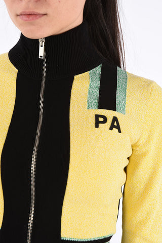 Zip Closure RACING Crop Sweater