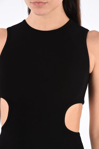 Cut out SWISS CHEESE Mini Bodycon Dress