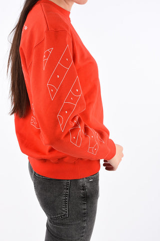 Puzzle Arrow Sweatshirt with Hood