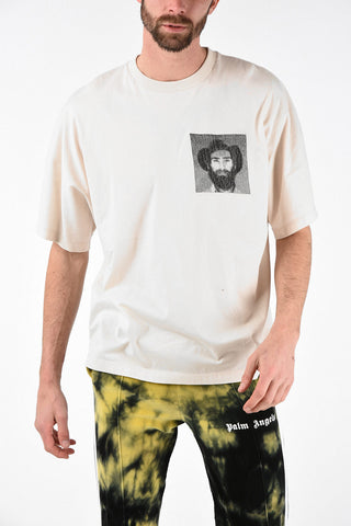 T-Shirt BITMAP GAUCHO in Cotone con Ricamo