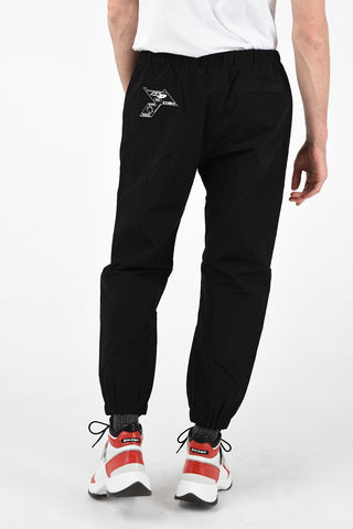 Nylon Drawstring Jogger Pants