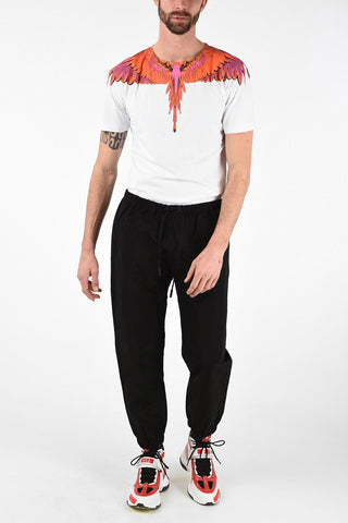 Nylon Drawstring Jogger Pants