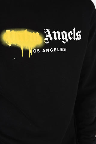 Felpa Girocollo LOS ANGELES SPRAYED in Cotone