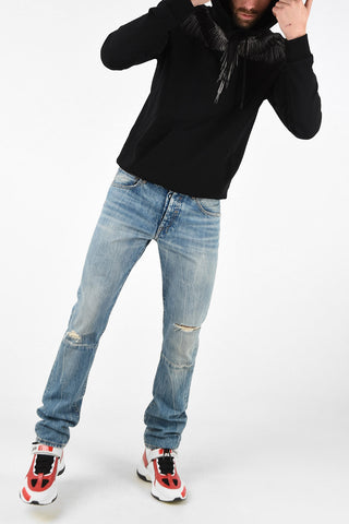 Felpa BLACK WINGS in Cotone con Cappuccio