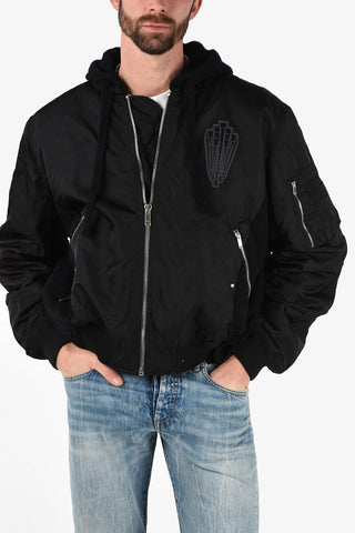 Hooded CROSS WIREFRAME Bomber
