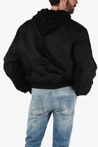 Hooded CROSS WIREFRAME Bomber