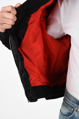 Hooded CROSS WIREFRAME Bomber