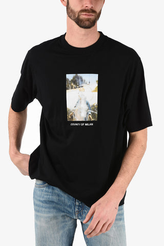 Printed Oversized HOLY SQUARE T-Shirt