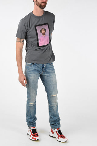 T-Shirt GAUCHO FRAME in Cotone