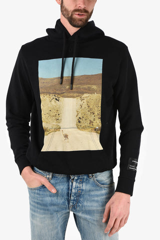 Felpa OSTRICH in Cotone con Cappuccio