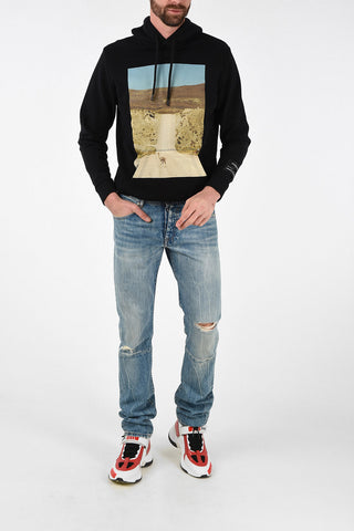 Felpa OSTRICH in Cotone con Cappuccio