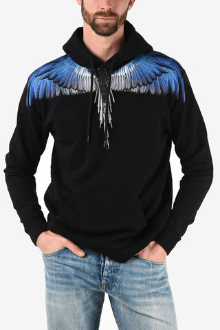 Wings Print Sweatshirt with Hood
