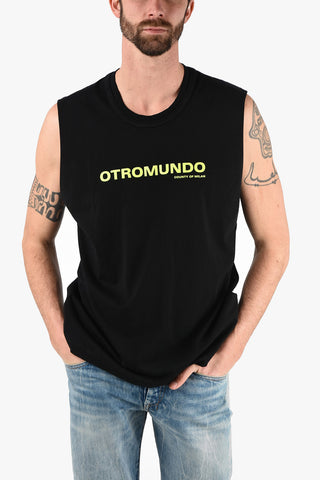 Top OTROMUNDO girocollo in Cotone