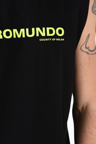 Top OTROMUNDO girocollo in Cotone