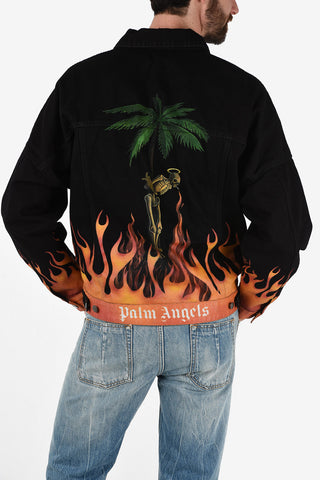 Giubbotto Caban BURNING in Denim
