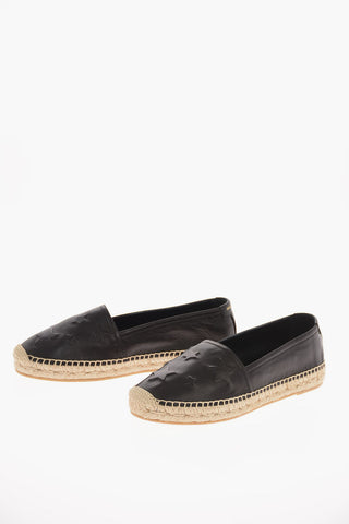 Soft Leather STAR Espadrilles