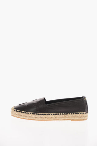 Soft Leather STAR Espadrilles