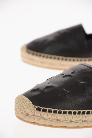 Soft Leather STAR Espadrilles